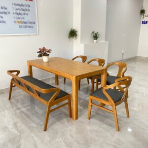 Bộ bàn ăn Louis 1m8 - LO184G