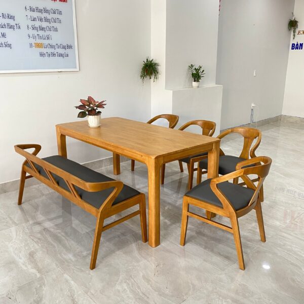 Bộ bàn ăn Louis 1m8 - LO184G