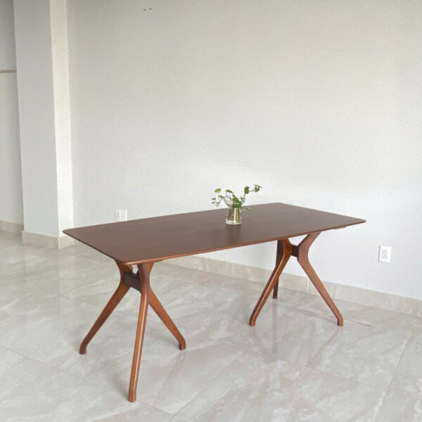 Bộ bàn ăn MÙA THU - CROWN 6G walnut (Sao chép) - Hình ảnh 5