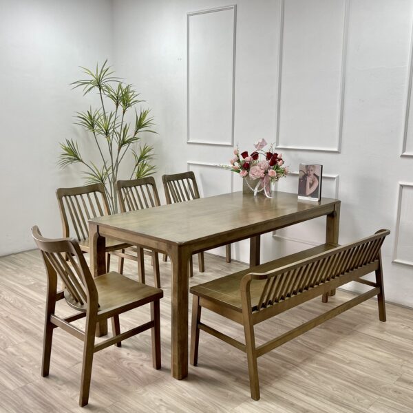 Bộ bàn Xuân hè 1m8 Walnut- XH3GB14W - Hình ảnh 12