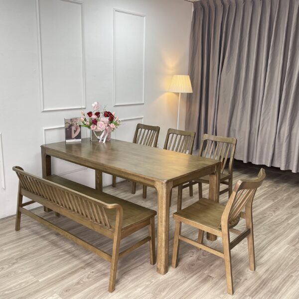 Bộ bàn Xuân hè 1m8 Walnut- XH3GB14W - Hình ảnh 13