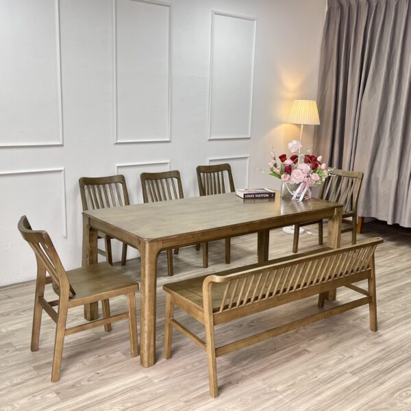 Bộ bàn Xuân hè 1m8 Walnut- XH3GB14W - Hình ảnh 11