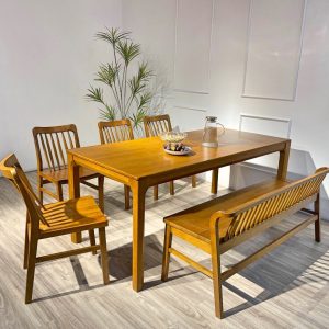 Bộ bàn ghế ăn Xuân Hè- XH4C1BW