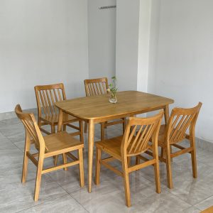Bộ bàn ăn Xuân Hè 1m25 - XH1255G