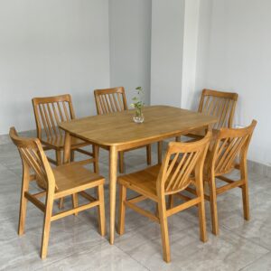 Bộ bàn ăn Xuân Hè 1m25 - XH1256G