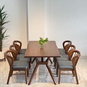 Bàn ăn Candy 6 ghế 1M8 - C6L18W