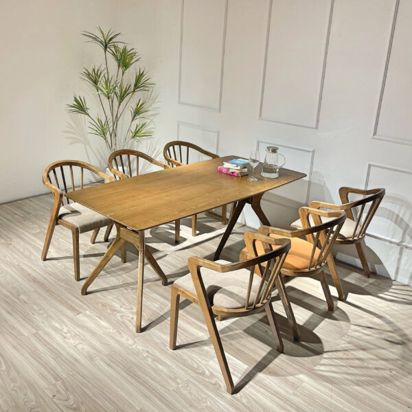 BỘ BÀN CROWN 7 GHẾ - CR7G18 - Hình ảnh 5