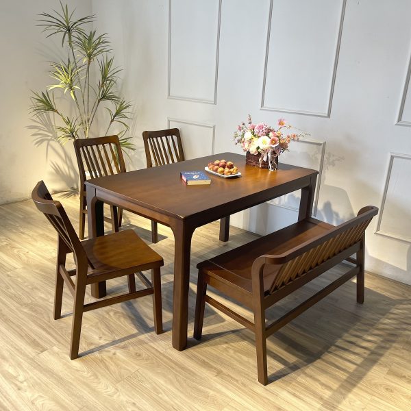 Bộ bàn ăn Xuân Hè 1M8 - XH18W3G1B - Hình ảnh 4