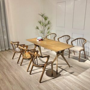 BỘ BÀN CROWN 6 GHẾ - CR6G18