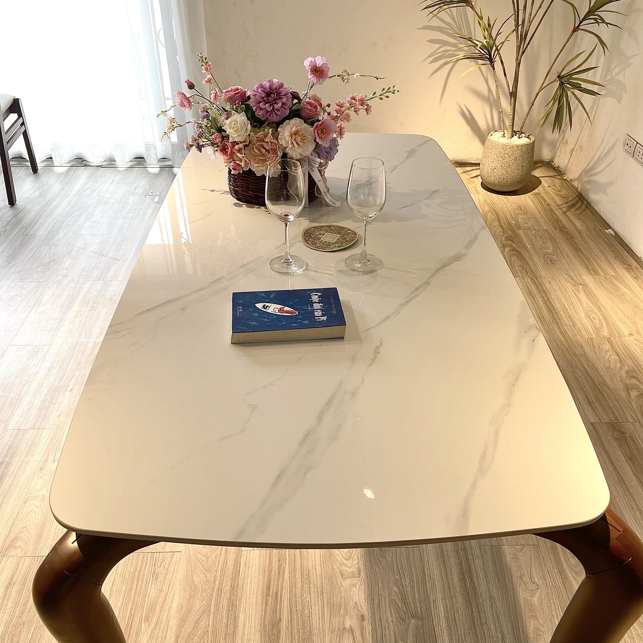 Bộ bàn ăn Candy 1m4 - CA6GBL14 - Hình ảnh 11