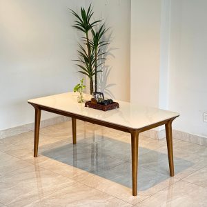 Bàn Ăn Đá MILAN 1M79 Walnut