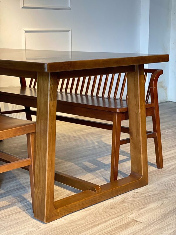 Bàn ăn 207 1.8M walnut - Hình ảnh 2
