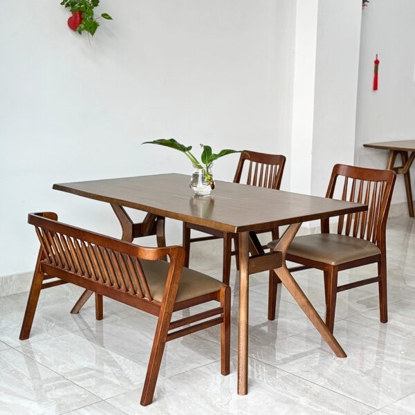 Bàn ăn Mùa thu 3 ghế AL3B18W - Hình ảnh 7