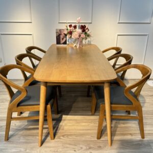 Bộ bàn ăn Louis Sepia Lavender - B176G