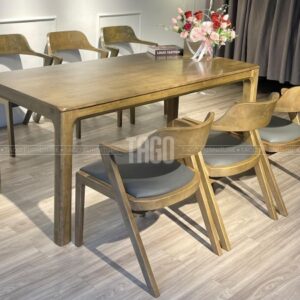 Bộ bàn ăn Sanit 1M8-6G