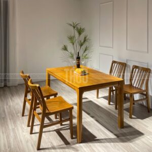 Bộ bàn ăn 4 ghế Xuân hè - XH4G135T