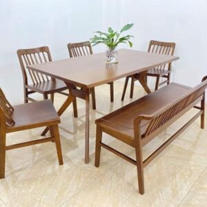 Bộ bàn ăn Xuân Hè 1m6 - XH164G1B