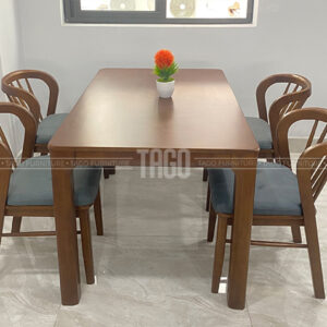 Bộ bàn ăn Candy - 1M35 Walnut