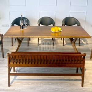 Bàn ăn Rudy 5 ghế RL5B18WN