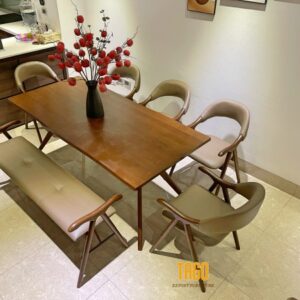 Bàn ăn Lifumi 5 ghế L5B18W