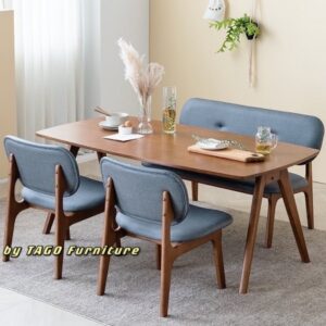 Bộ bàn ghế ăn TULIP- T2CB14W