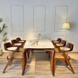 Bộ bàn ăn đá SAINT - SA6G18W