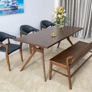 Bàn ăn Rudy 3 ghế RL3B18WN
