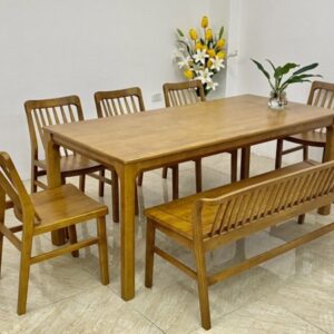 Bộ bàn ghế ăn Xuân Hè- XH4C1BW