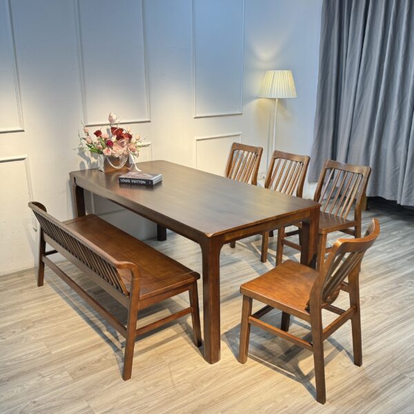 Bộ bàn Xuân hè 1m8 Walnut- XH3GB14W - Hình ảnh 5