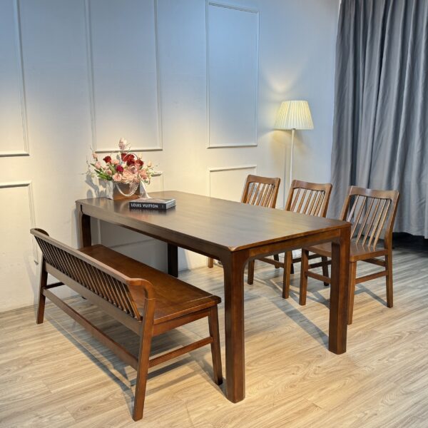 Bộ bàn Xuân hè 1m8 Walnut- XH3GB14W - Hình ảnh 3