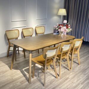 Bộ bàn ăn Comfor 1m75 - BCF6G