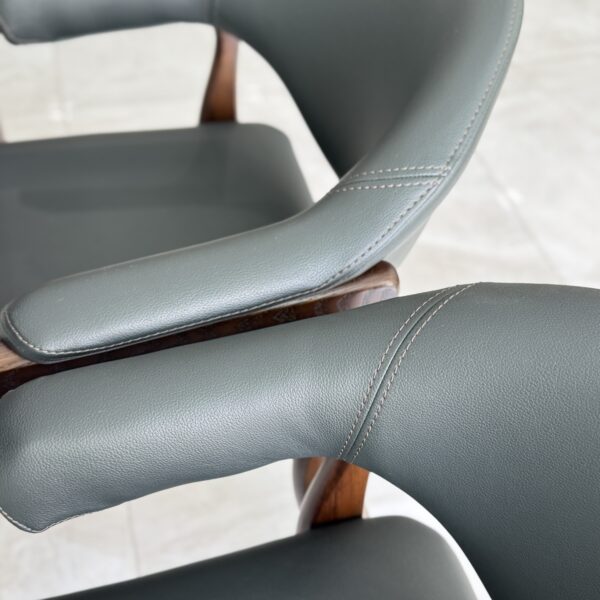 Bộ bàn ăn RUDY- Bàn ROMAN- 2 ghế 1 bench- RR2C1B - Hình ảnh 12