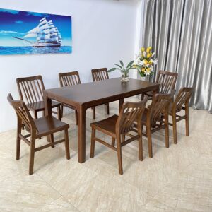 Bộ bàn ăn xuân hè 1m8 - BXH8G18W