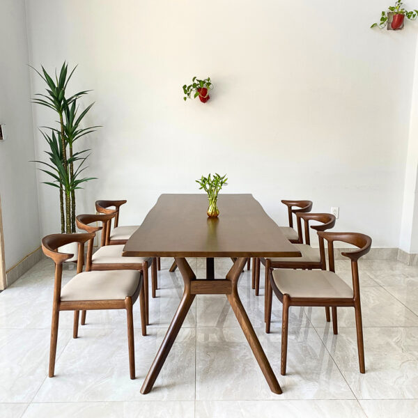Bộ bàn ăn Amber 1m8 - AB6G18