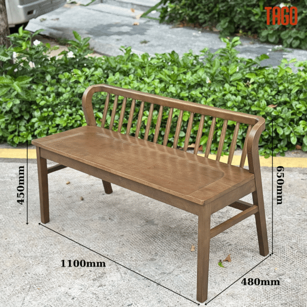 GHẾ BECNH XUÂN HÈ ANTIC 1m1 - BXHA11 - Hình ảnh 4