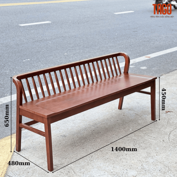 GHẾ BECNH XUÂN HÈ ANTIC 1m1 - BXHA11 - Hình ảnh 6