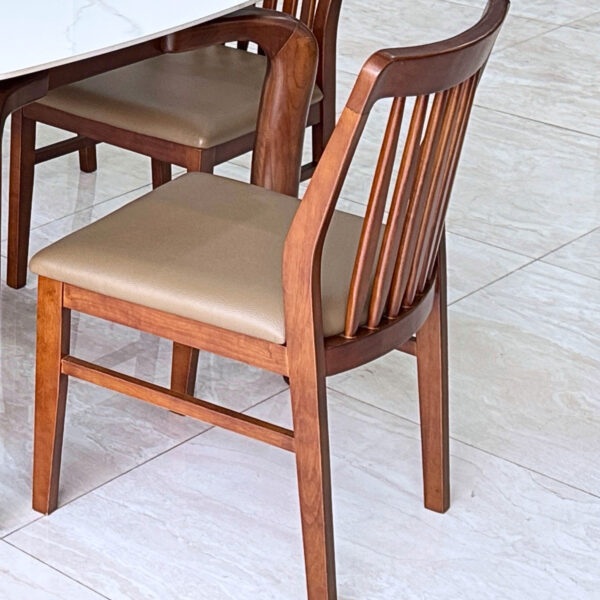 Bộ bàn ăn MÙA THU - CROWN 6G walnut (Sao chép) - Hình ảnh 7