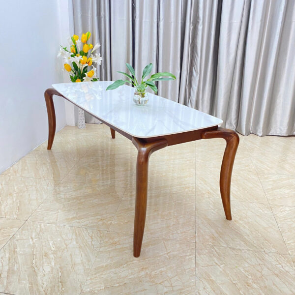 Bộ bàn ăn Mặt đá Saint 5 ghế S5BS18W - Hình ảnh 5