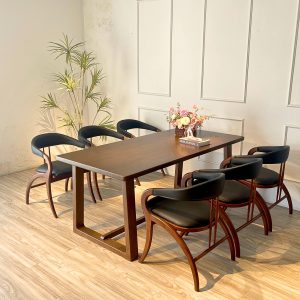 Bộ bàn ăn KIVA 1800mm_BKV6G18