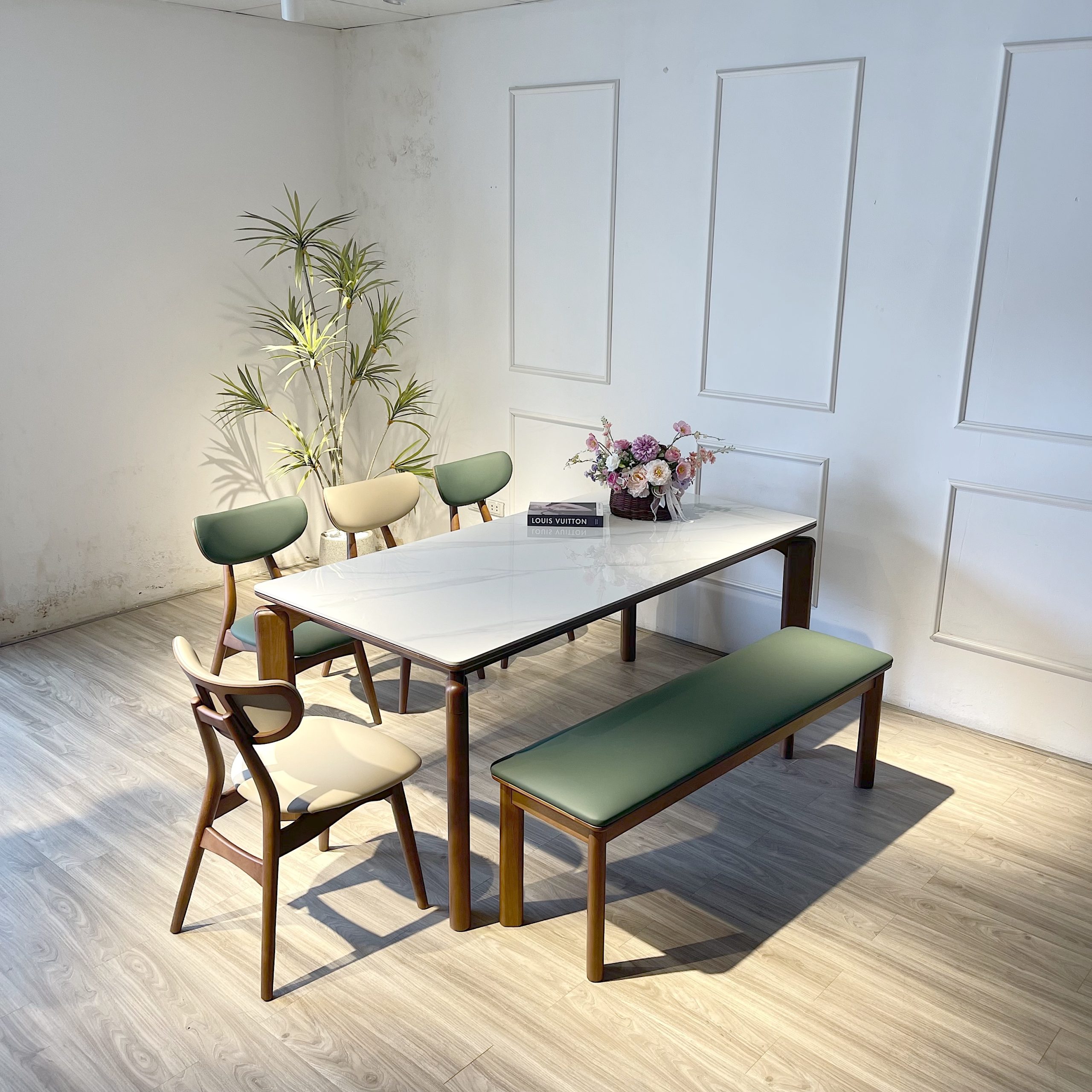 Bộ bàn ăn TADI phối bench - BTD1793GB - Hình ảnh 4