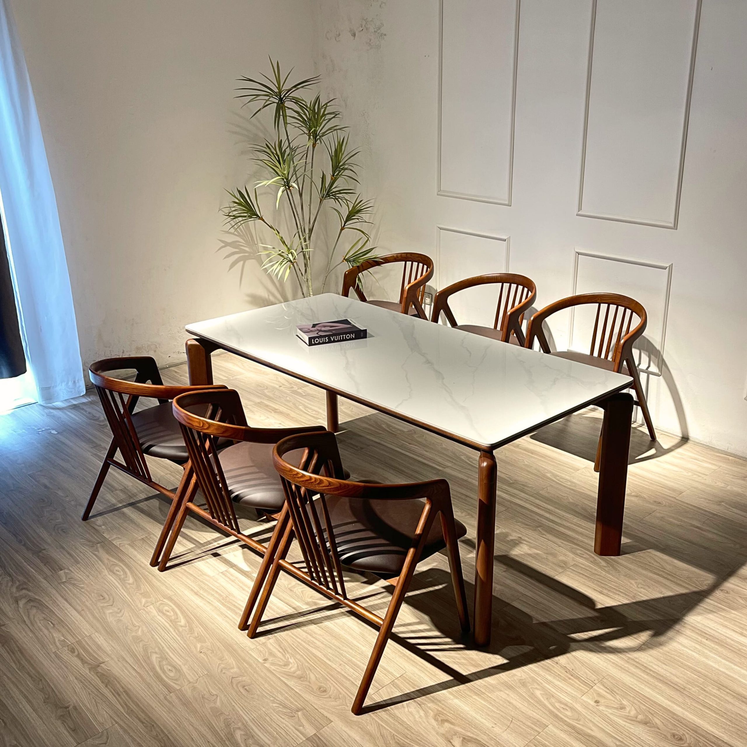 Bộ bàn ăn MORI 1790mm - BMR8G179 - Hình ảnh 2