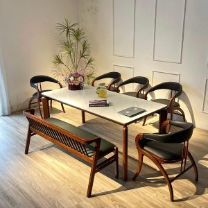 Bộ bàn ăn KIVA 1790mm - BKV5G179