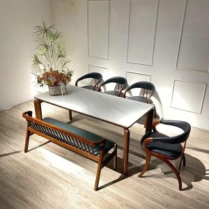 Bộ bàn ăn KIVA 1790mm - BKV4G179