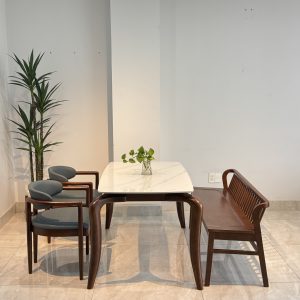 Bộ Bàn Ăn Nori 1400mm phối bench 1m4 - BNR2GB