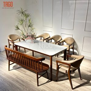 Bộ bàn ăn Rudy- Nori 1M6 5G1B 207