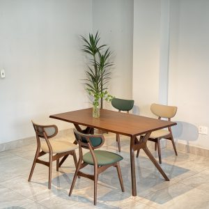 Bộ Bàn Ăn Gỗ LFM 4 Ghế TADI