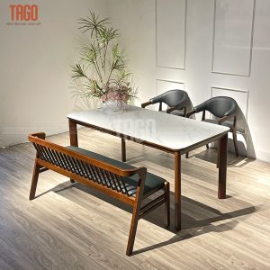 Bộ bàn ăn Rudy-Nori 1M6 2G1B