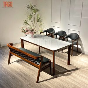 Bộ bàn ăn Rudy-Nori 1M6 3G1B