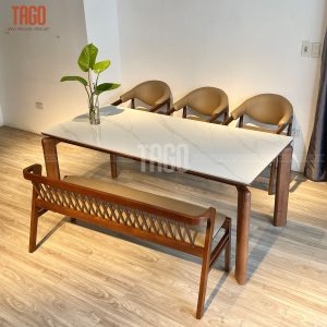 Bộ bàn ăn Rudy 1M79- BRD3G1B