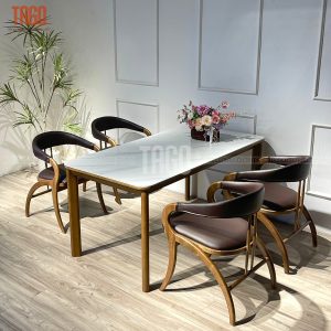 Bộ Bàn Ăn Kiva 1595mm - BKV4G